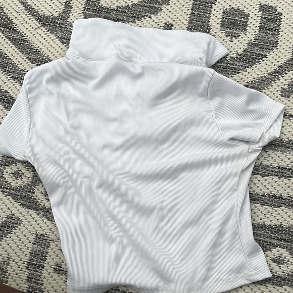 A white crop top that has only been worn once. - Picture 2 of 2